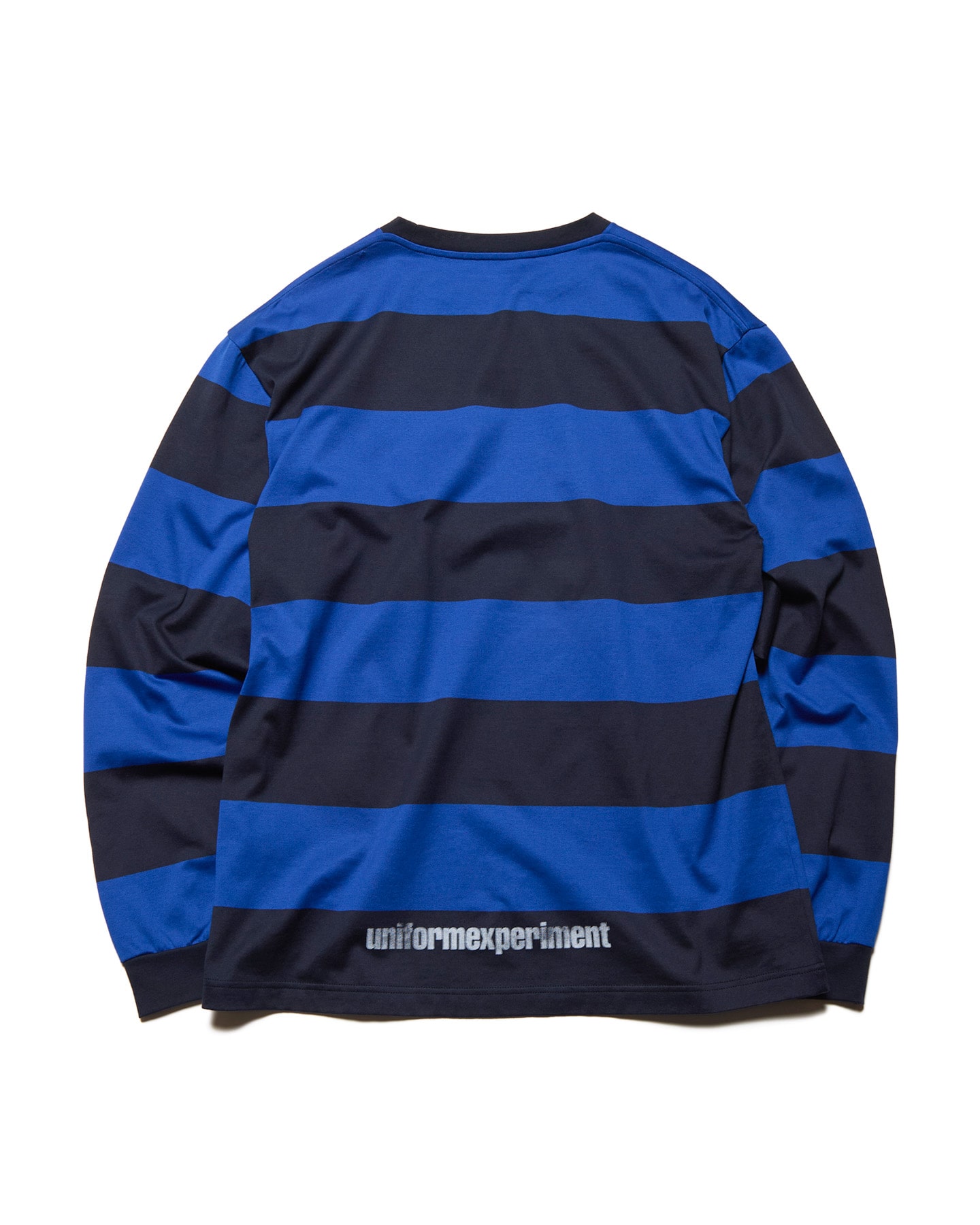 ひか　uniform experiment スター ボーダー ロンT uniform experiment / BORDER L/S TEE (Blue)